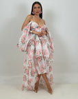 Abito rox - abito in chiffon con manica particolare scollo barca- collezione Chic