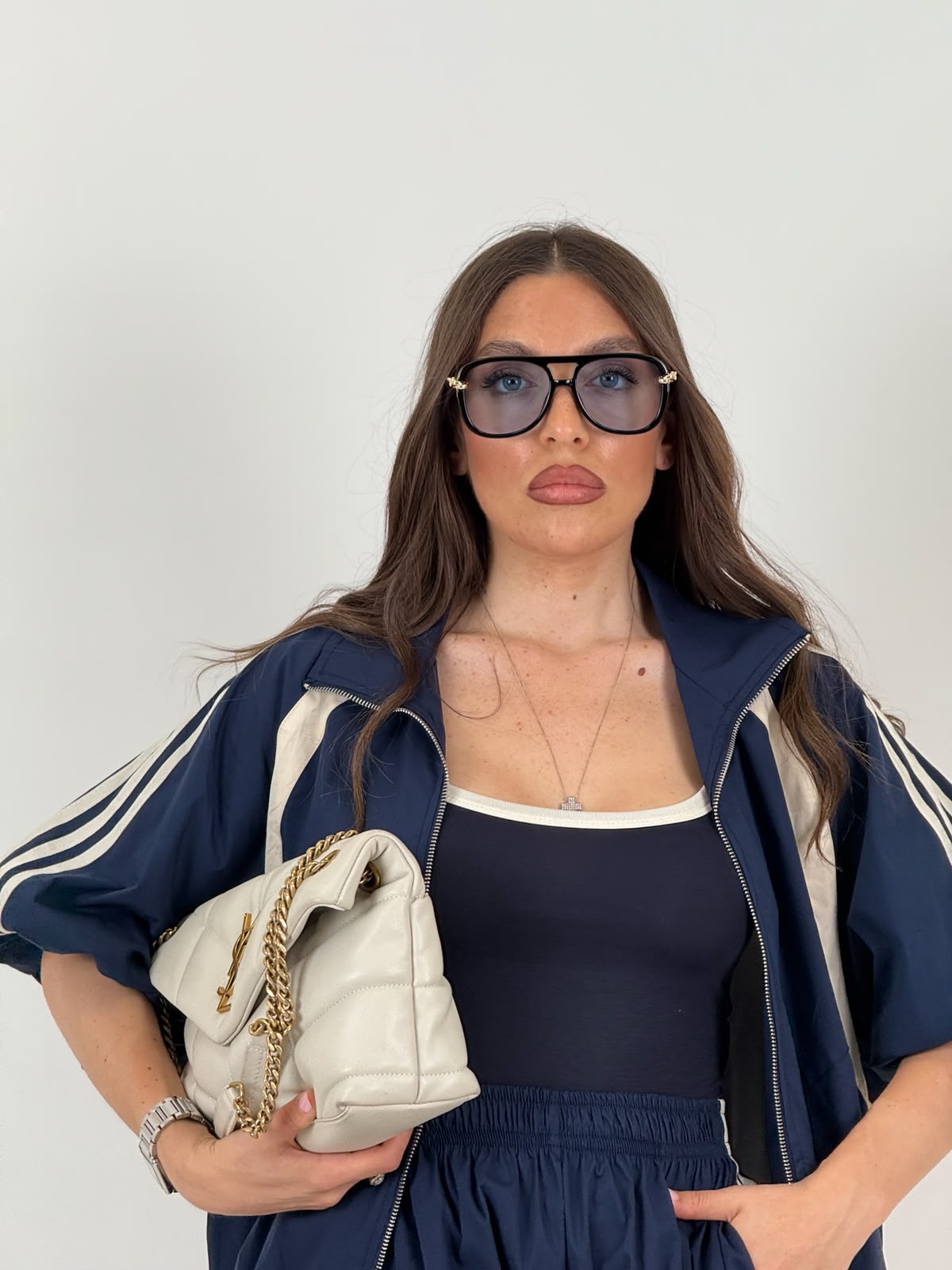 Completo Rosa - completo composto da felpa e pantaloncino con pizzo sul finale LUMINA