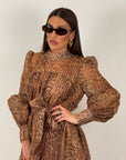 Abito LEOPARD - abito lungo fantasia leopardata COLLEZIONE CHIC