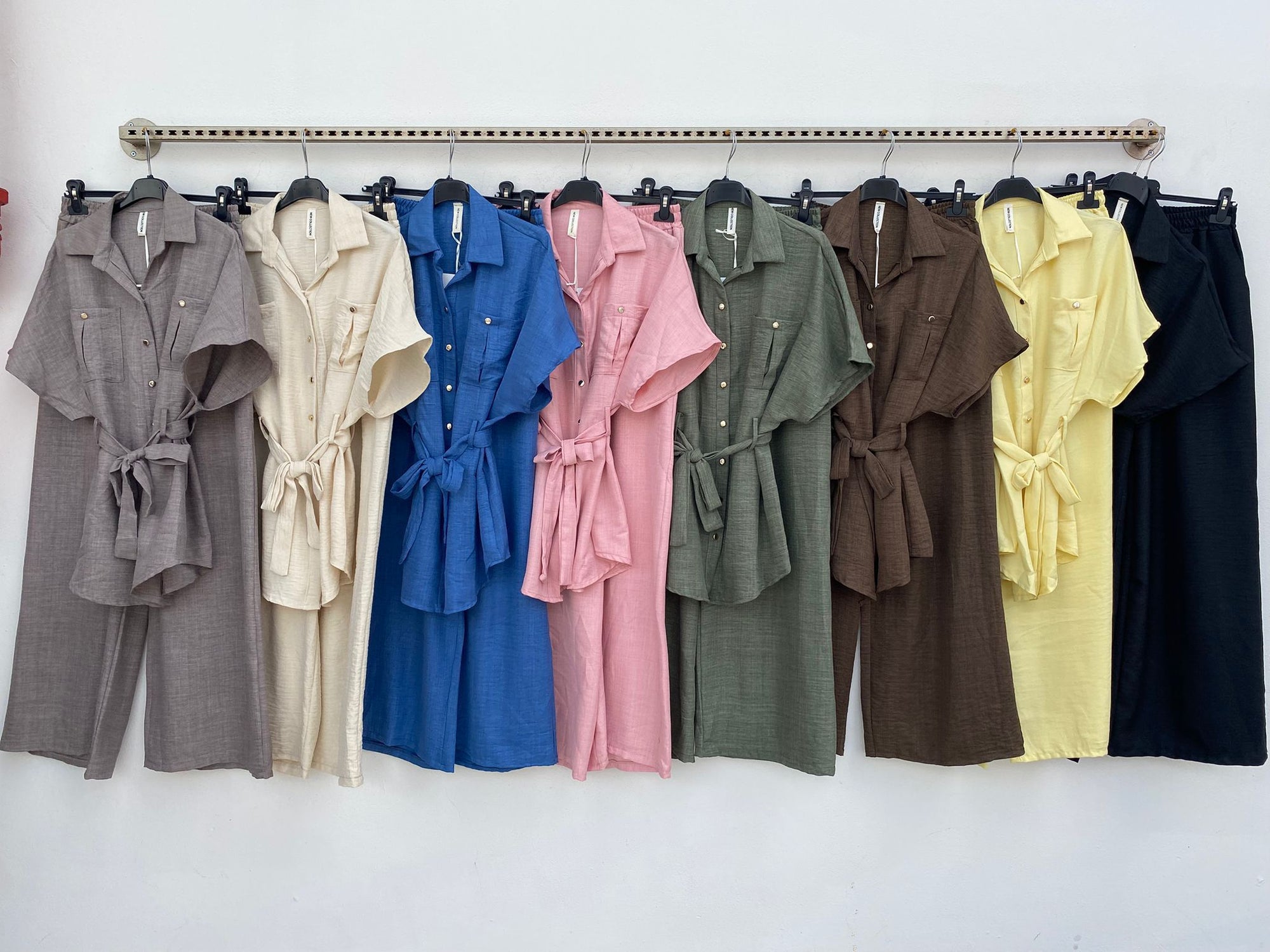 Cordset BAMBI - Completo camicia manica corta con cintura e pantalone