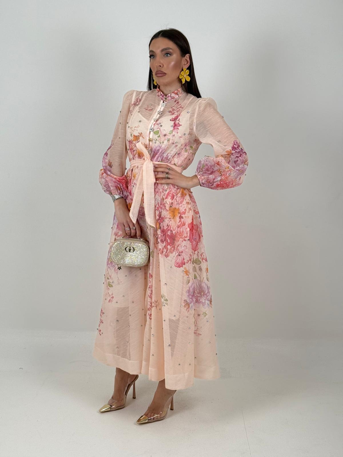 Abito FIORDALISO - Abito lungo con bottoni - COLLEZIONE CHIC