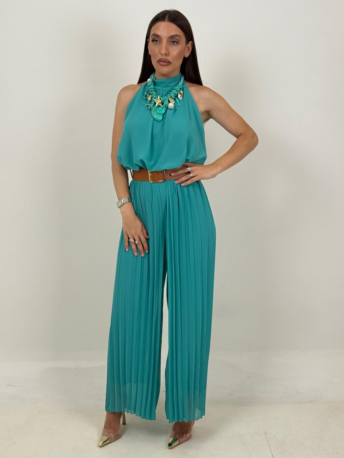Tuta ANAIS - TUTA INTERA CON PANTALONE PLISSETTATO