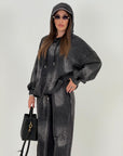 Tuta BLACK - COMPLETO FELPA E PANTALONE