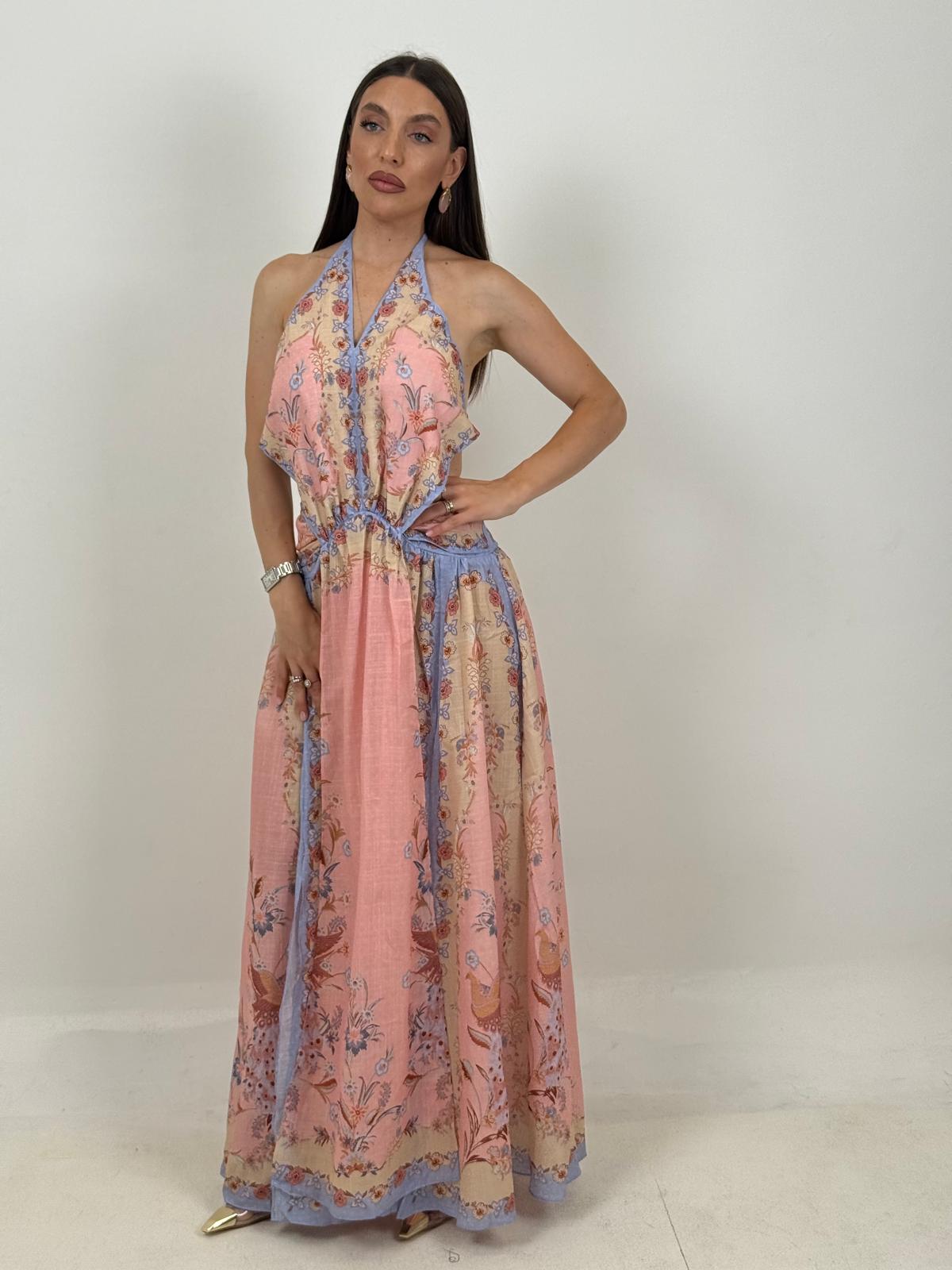 Abito MELODY - Abito lungo con schiena nuda - COLLEZIONE CHIC