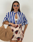 Camicia a righe WHITE&BLUE