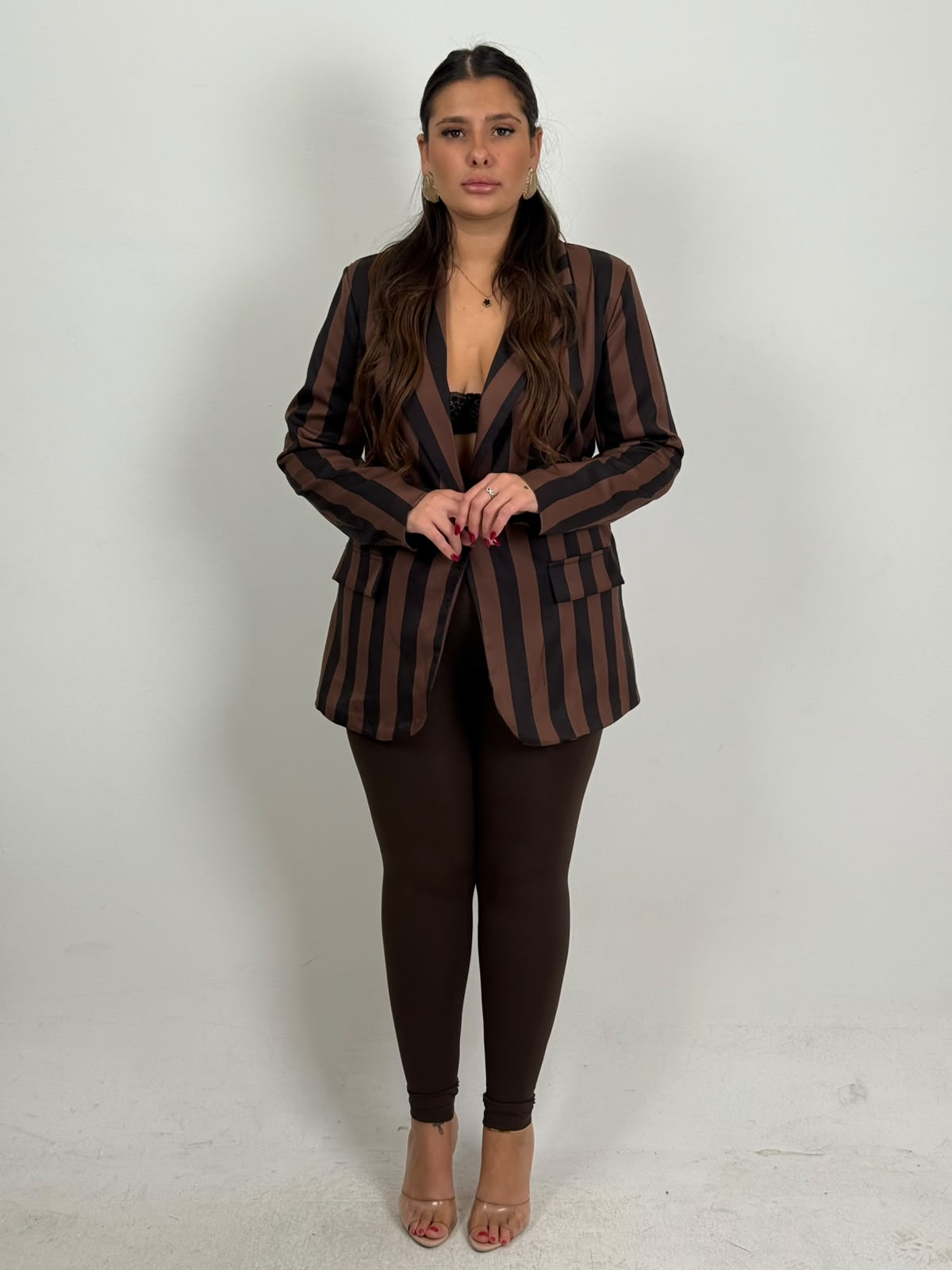 CURVY Giacca LAURETTA a righe