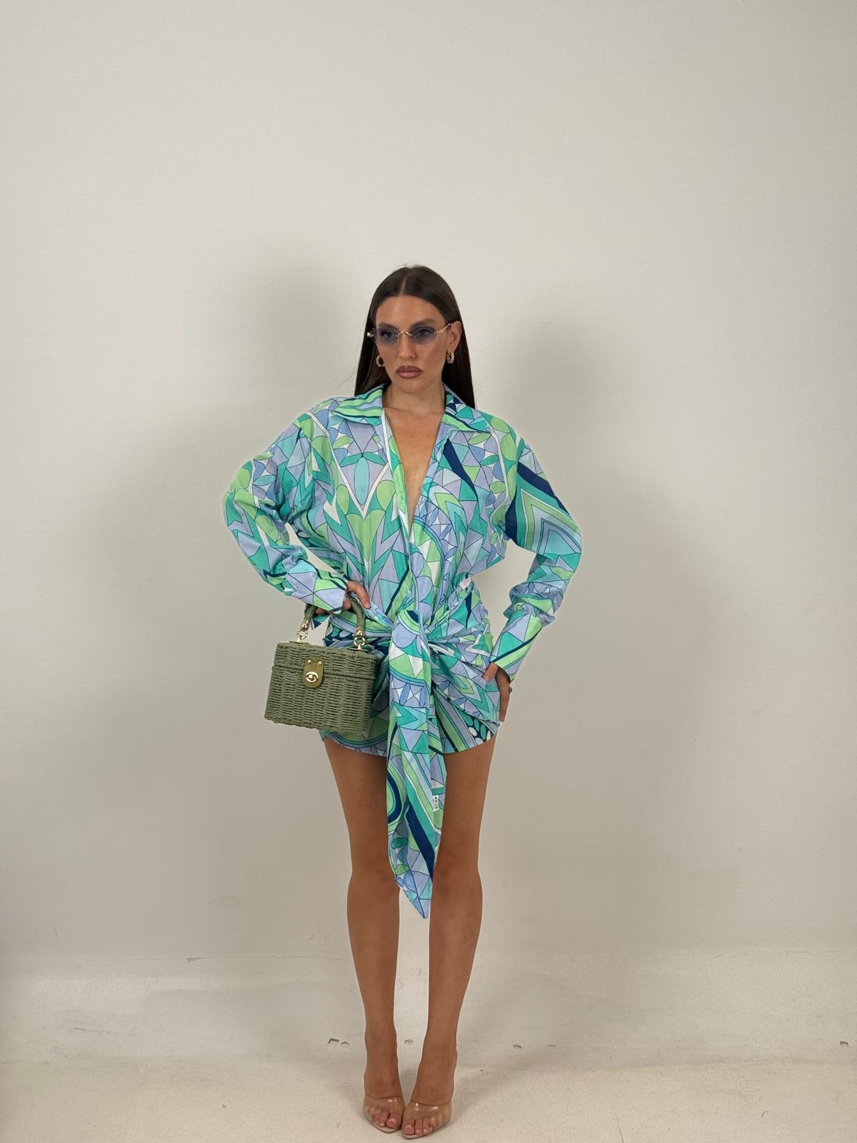 Cordset DELFINA - Completo camicia e gonna pareo