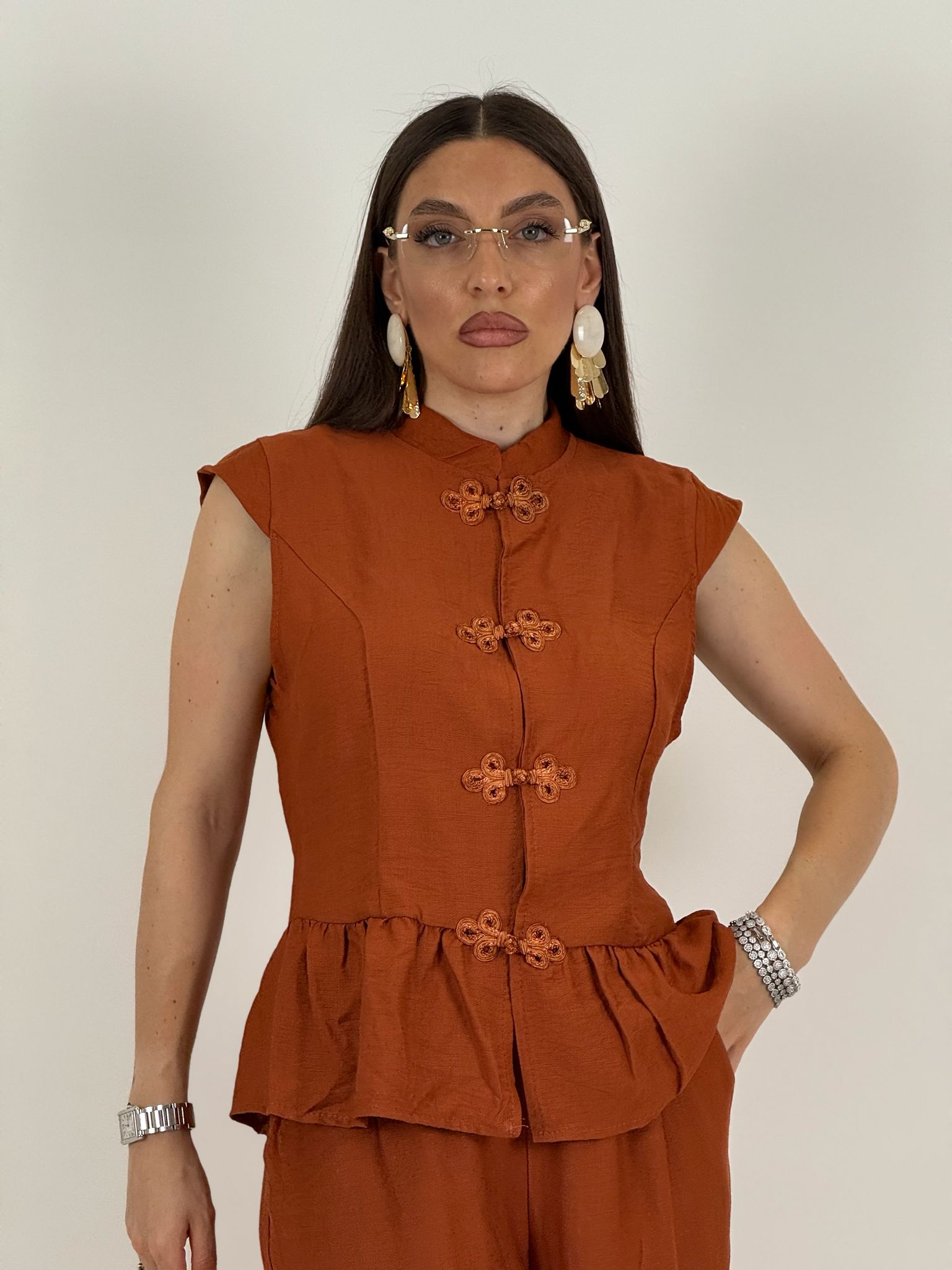 Cordset ARCADIA - Completo blusa e pantalone