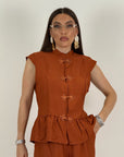 Cordset ARCADIA - Completo blusa e pantalone