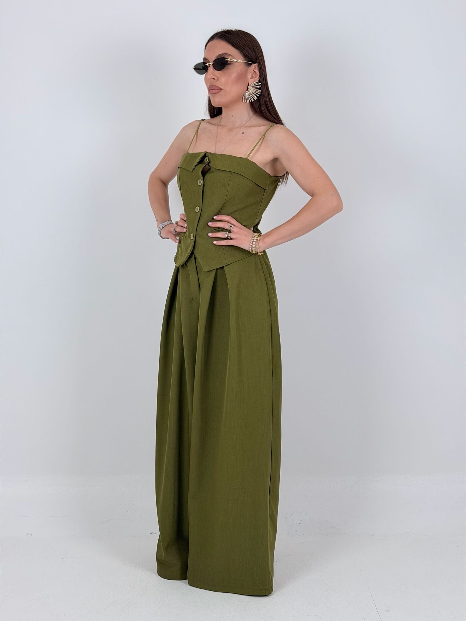 Cordset Natascia - Completo top e pantalone
