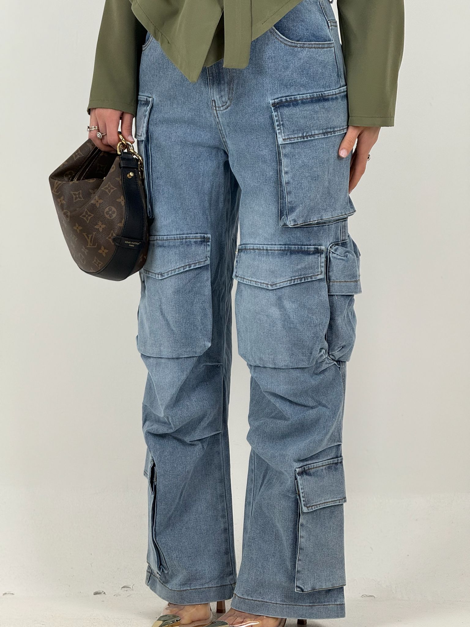 Jeans con tasconi