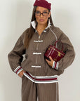 Cordset Sweta - Completo giacca con zip e pantalone