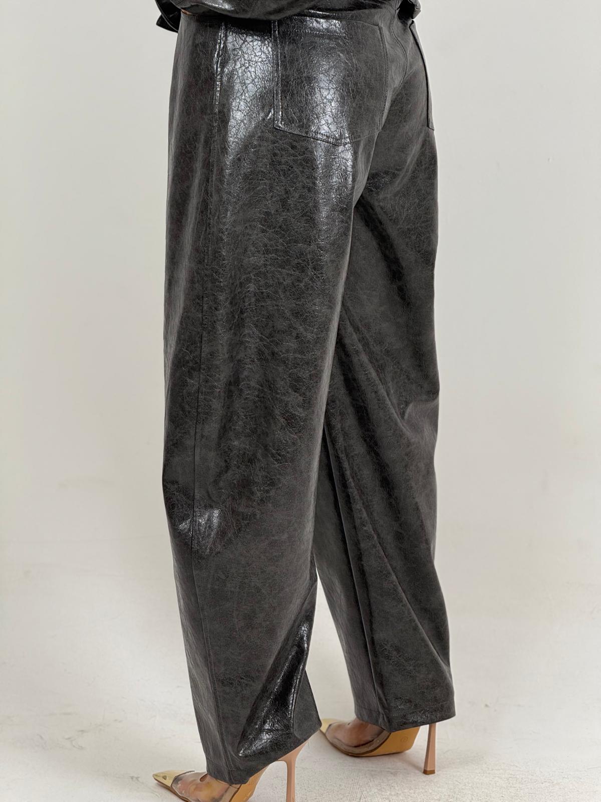 Pantalone CEMILE - Pantalone lumina in ecopelle