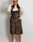 CURVY Bermuda SASY fantasia leopardata
