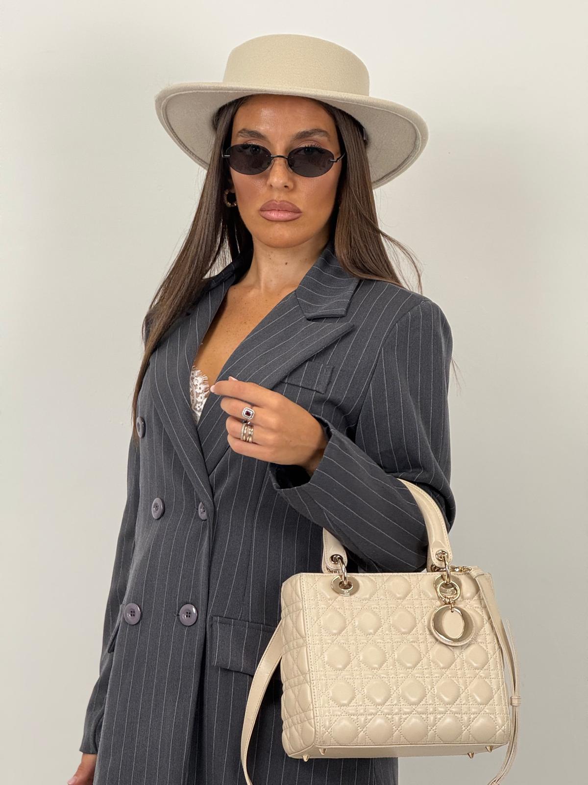 Tailleur MICKI - COMPLETO GIACCA E PANTALONE GESSATO