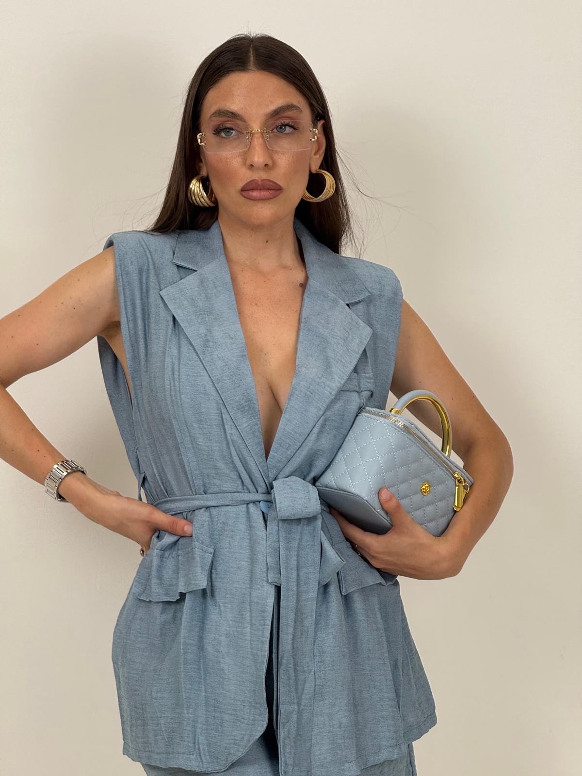 Tailleur CORINNA - Completo gilet e bermuda