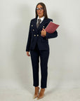 Tailleur ANITA - Completo giacca con bottoni dorati e pantalone