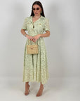 Abito BRENDA - Abito lungo in pizzo con cintura - COLLEZIONE CHIC