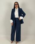 Tailleur ELEA - COMPLETO GIACCA E PANTALONE GESSATO
