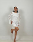 Abito VIKY - Abito corto con maniche a campana COLLEZIONE CHIC