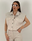 Cordset LILY - Completo giacca corta e pantaloncino