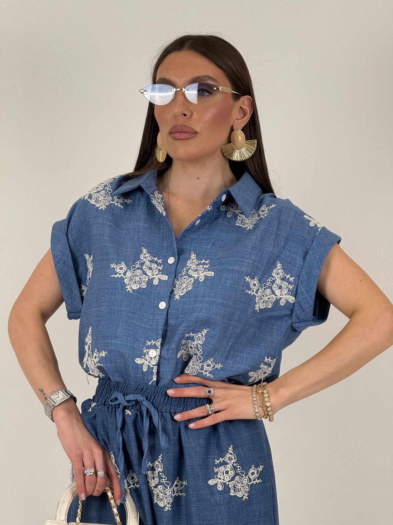 Cordset VINCY - Completo camicia e pantalone