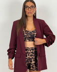 Cordset LEOPARD - Completo top e pantaloncino
