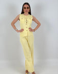 Cordset AMS - completo maglietta bottoni dorati e pantalone