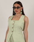 Tailleur MACY - Completo gilet corto e pantalone