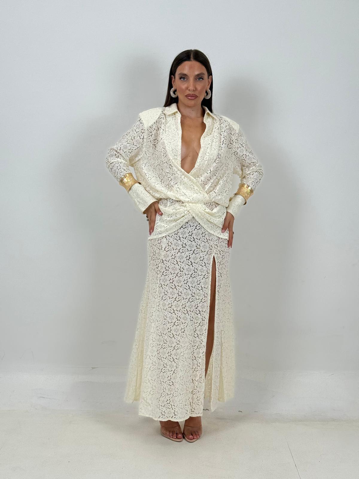 Abito GIULIA - ABITO LUNGO IN PIZZO COLLEZIONE CHIC