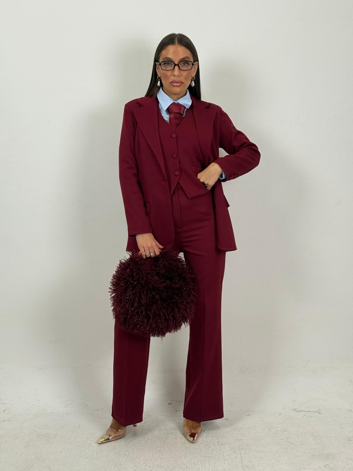 Tailleur Agatha - Tailleur -Jacke mit Bug im Leben und Pfotenhosen