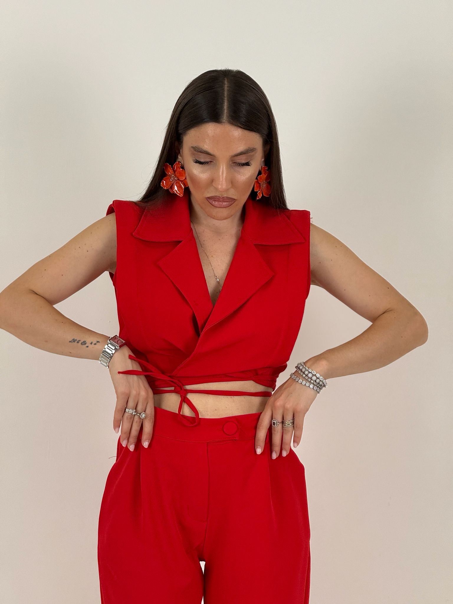 Tailleur ELLY - COMPLETO giacca corta e pantalone