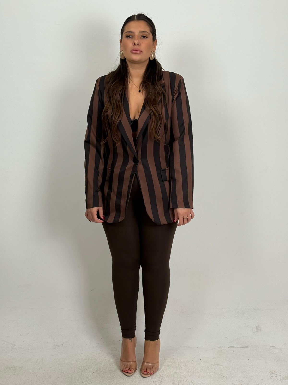 CURVY Giacca LAURETTA a righe