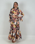 Abito FLORINDA - Abito lungo a fantasia - COLLEZIONE CHIC