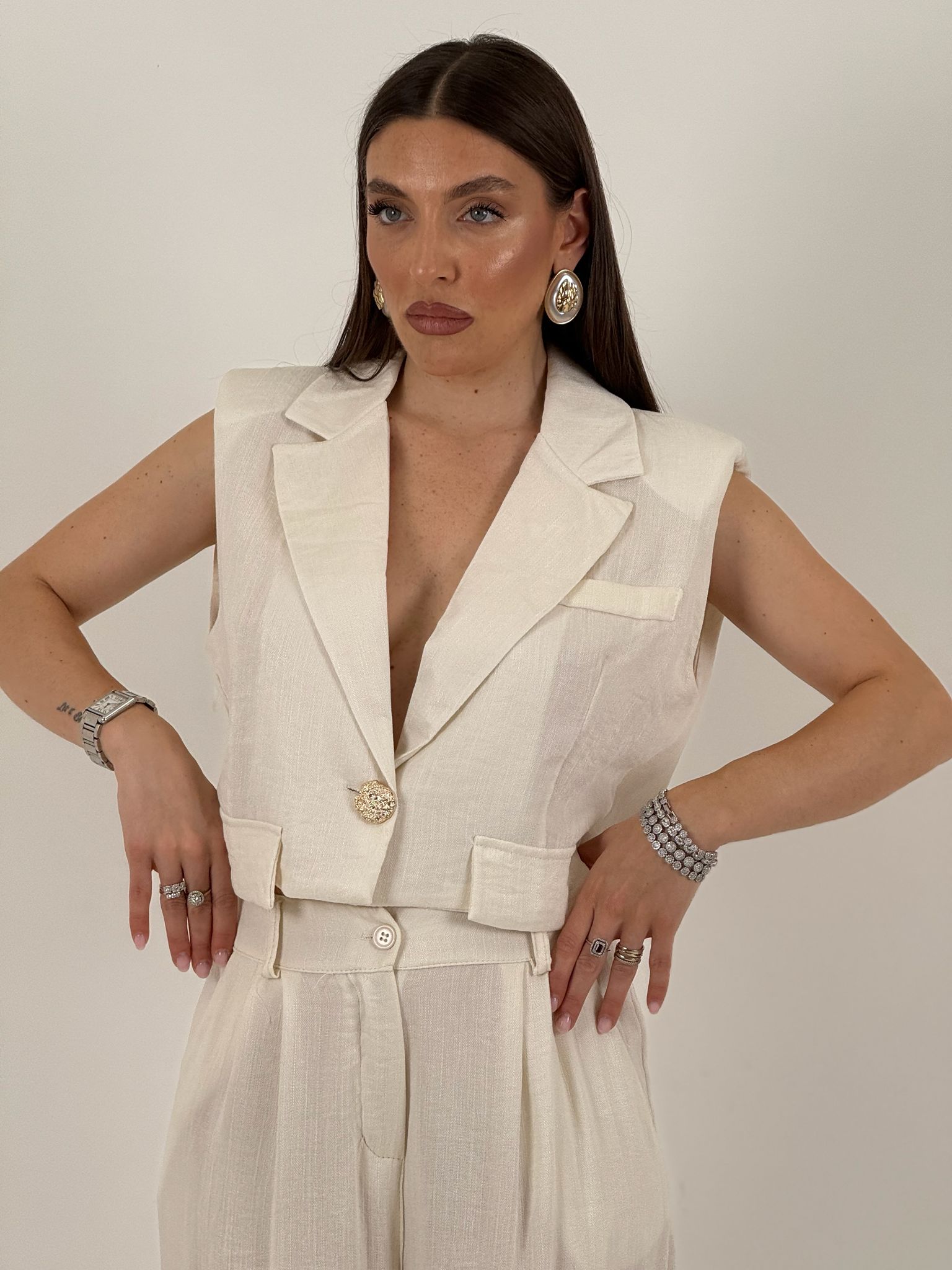 Tailleur DALIA - Completo giacca corta e pantalone