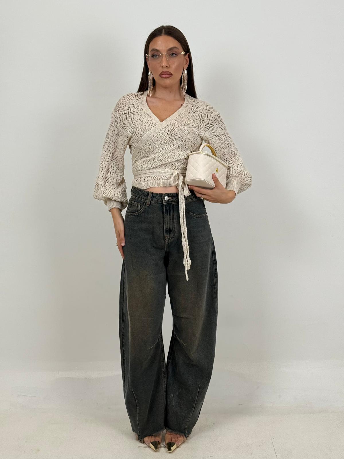 Cardigan LUCY ad incrocio