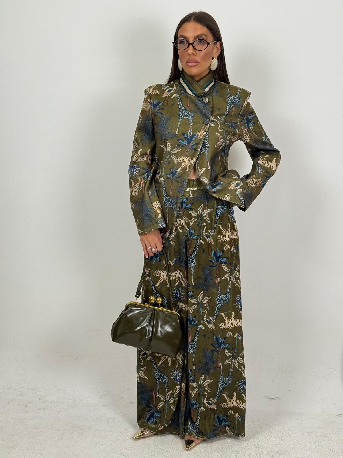 Cordset TASMANIA - Completo giacca e pantalone a fantasia