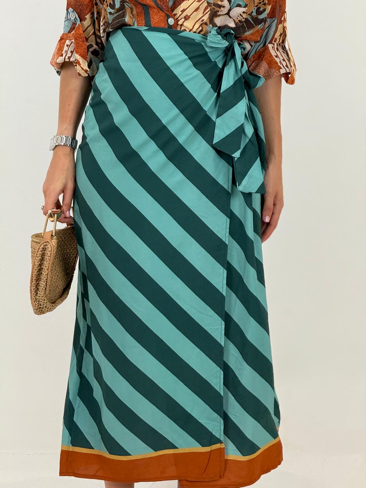 Cordset BEACH - Completo camicia e gonna pareo lunga