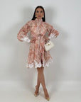 SALDO Abito NUH - Abito corto a fantasia COLLEZIONE CHIC