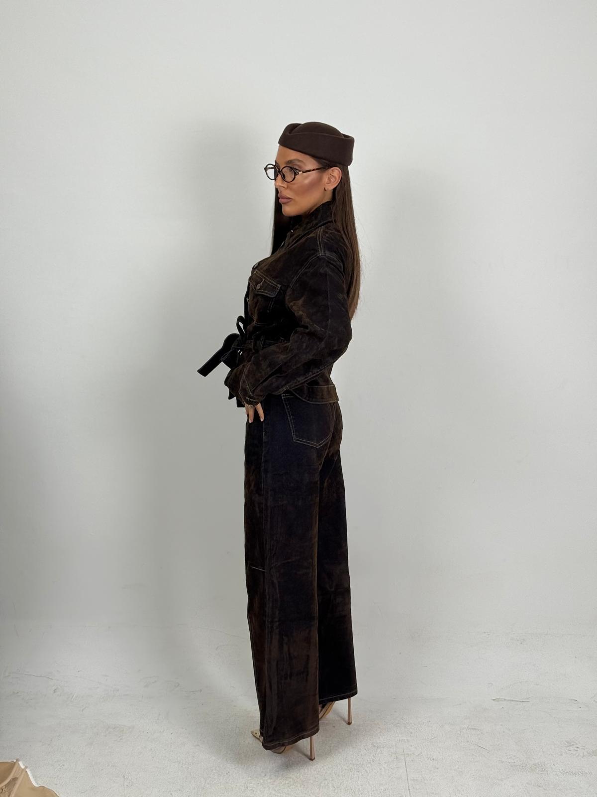Cordset ANA - Completo in denim , giacca e pantalone