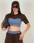 SALDO Cordset FIONA - Completo top e pantalone