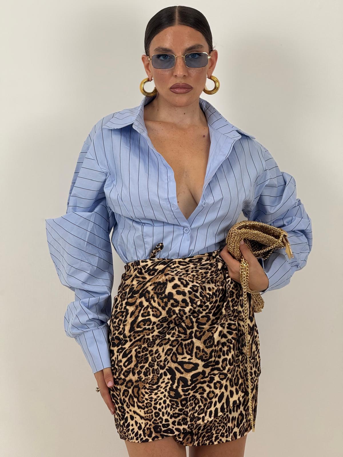 Camicia CELESTE A righe