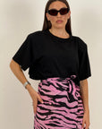 Gonna pareo ZEBRA ROSA