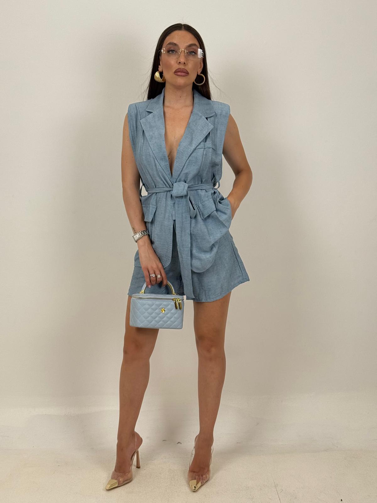 Tailleur CORINNA - Completo gilet e bermuda