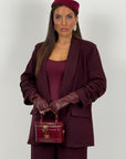 SALDO Tailleur DIAMOND - Giacca modello blazer e Pantaloni palazzo - top quality