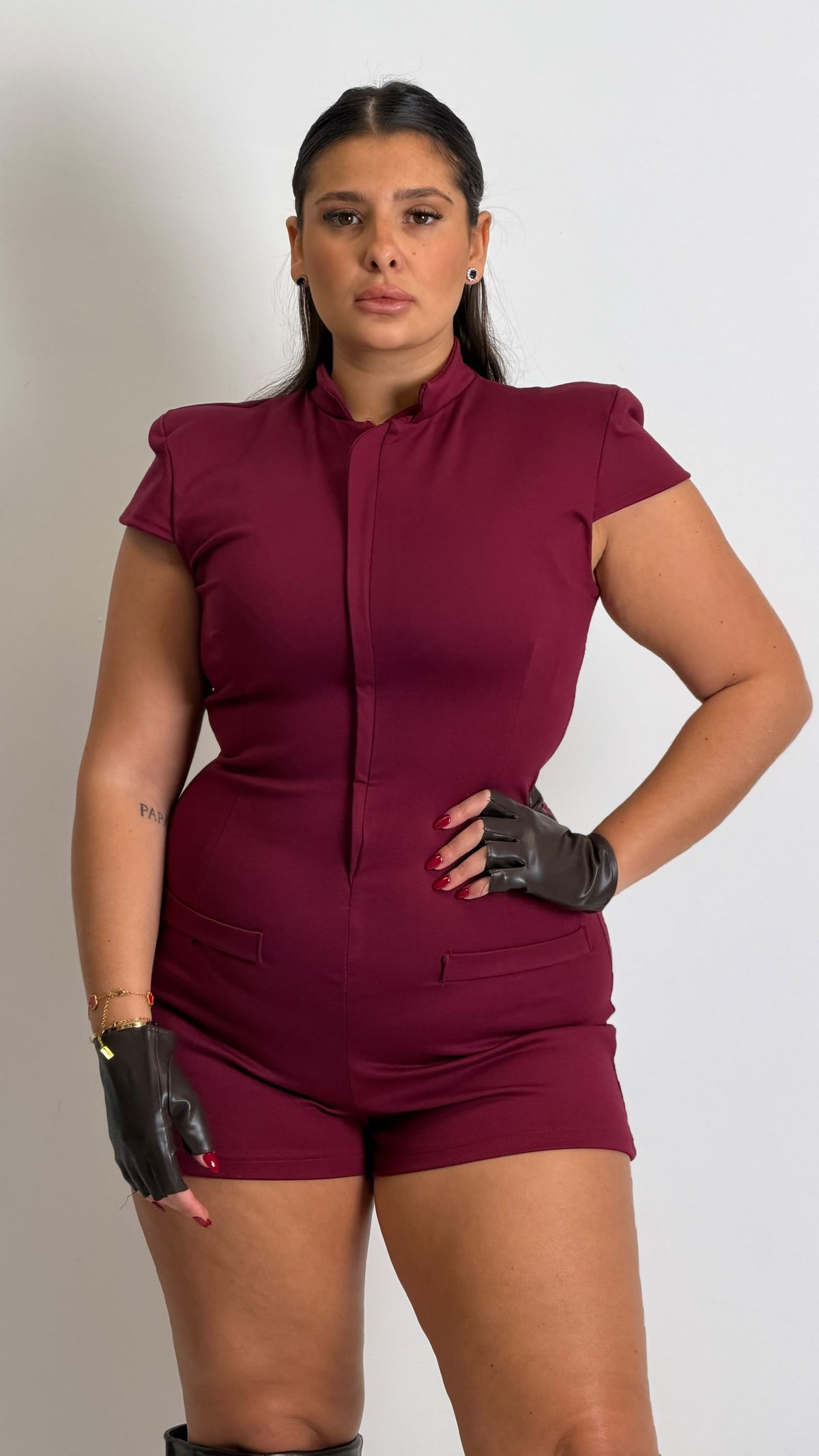 CURVY Tuta SHILA - Tuta intera corta - PREORDINE 4-5 giorni