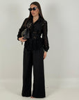 Cordset LOKA - Completo camicia in pizzo e pantalone