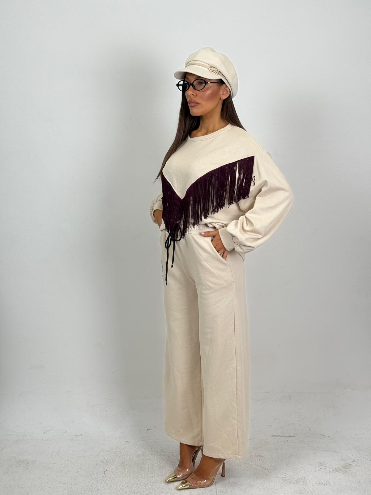Tuta VALLIKA - Completo felpa con frange e pantalone