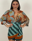 Cordset AMAYA - completo camicia e gonna pareo