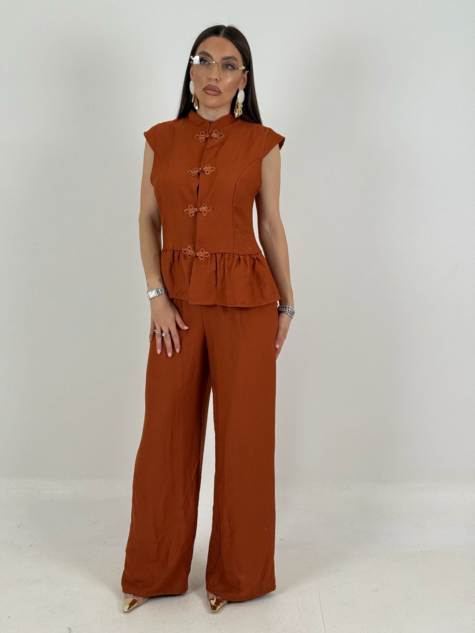 Cordset ARCADIA - Completo blusa e pantalone